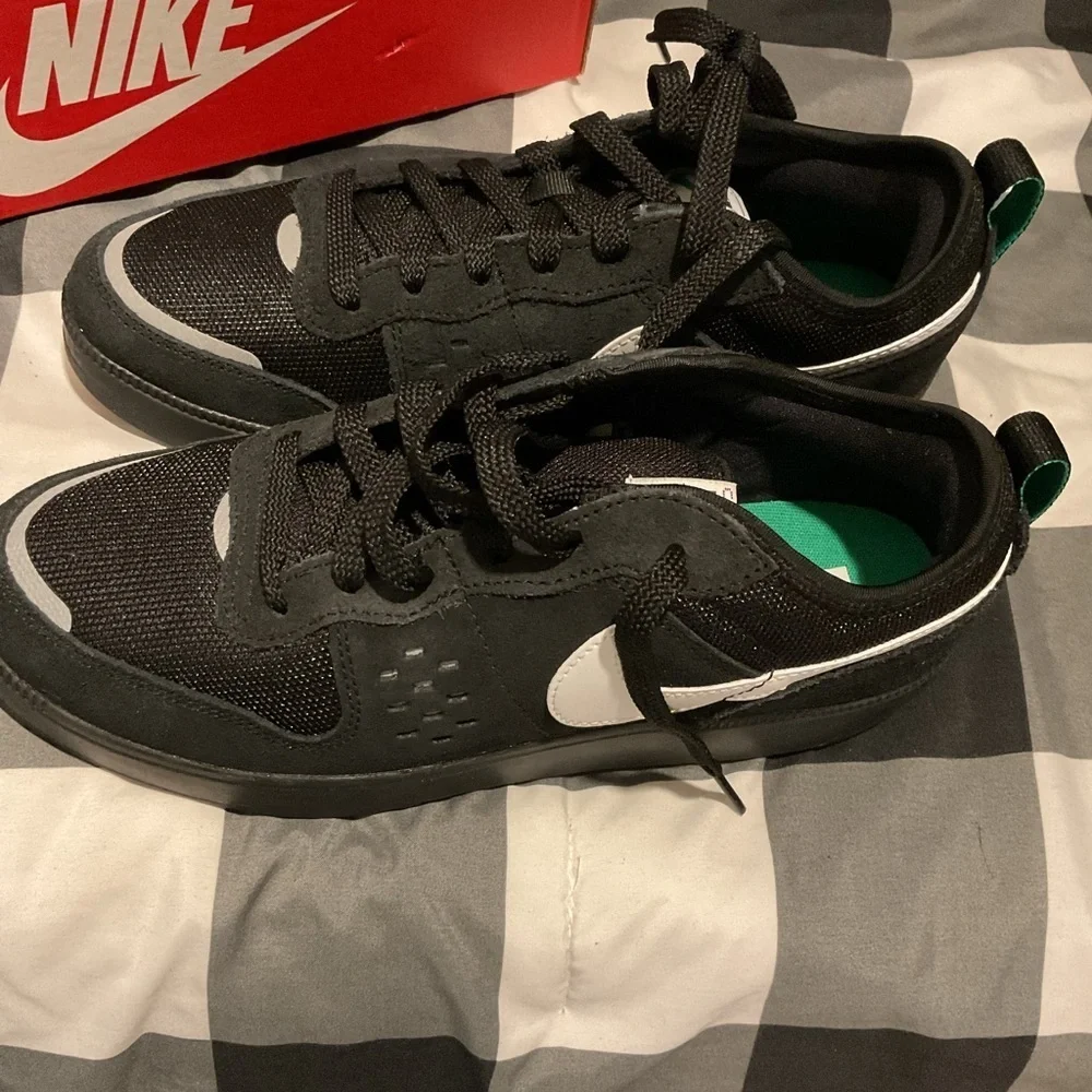 Nike Black and Gray Kids Sneakers